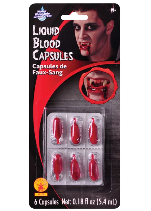 FX Make-Up Liquid Fake Blood Capsules 3 FX Make-Up Liquid Fake Blood Capsules