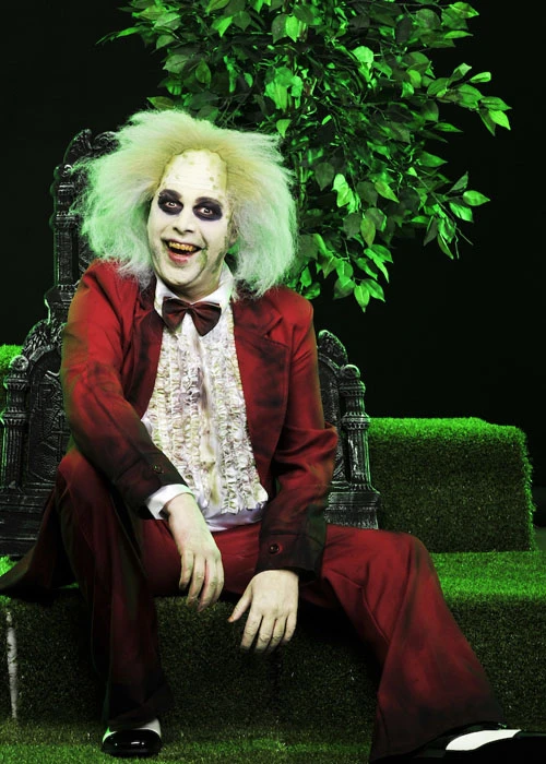 Adult Mens Beetlejuice Wedding Suit Style Costume 4 Adult Mens Beetlejuice Wedding Suit Style Costume - Image 2