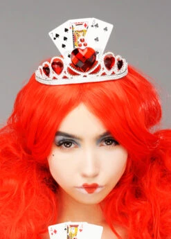 Queen Of Hearts Style Fancy Dress Playing Card Tiara 7 Queen Of Hearts Style Fancy Dress Playing Card Tiara -Halloween Fans Shop ST837 playing card tiara 02