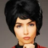 Womens Star Trek Style Black Beehive Uhura Wig 2 Womens Star Trek Style Black Beehive Uhura Wig -Halloween Fans Shop Star Trek Uhura black beehive wig 42272