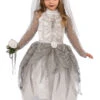 Childrens Halloween Skeleton Ghost Bride Costume -Halloween Fans Shop X75184rs