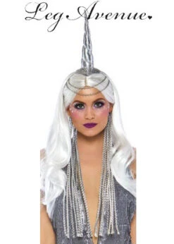 Leg Avenue Silver Celestial Unicorn Headband