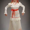 Womens Annabelle Style Long Evil Doll Costume 1 Womens Annabelle Style Long Evil Doll Costume -Halloween Fans Shop adult annabelle doll costume 79007