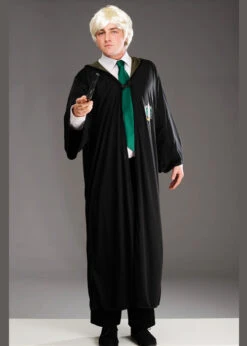 Adult Draco Malfoy Style Costume With Wig -Halloween Fans Shop adult draco malfoy costume 02
