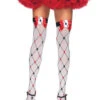 Adult Womens Playing Card Stockings