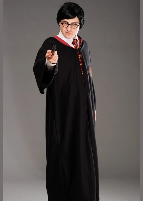 Adult Harry Potter Style Costume With Wig 5 Adult Harry Potter Style Costume With Wig - Image 3