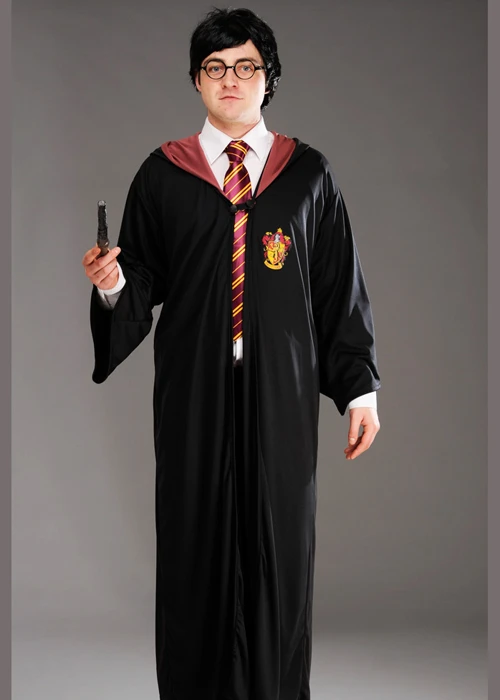 Adult Harry Potter Style Costume With Wig 6 Adult Harry Potter Style Costume With Wig - Image 4