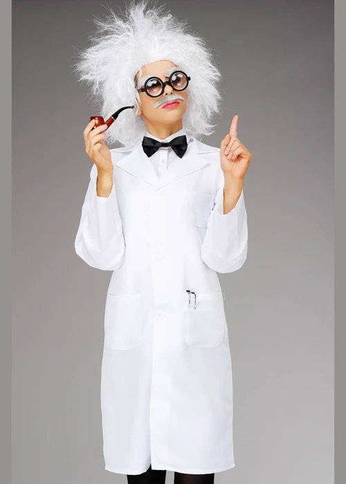 Adult Size Einstein Style Mad Scientist Costume 3 Adult Size Einstein Style Mad Scientist Costume