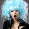 Womens Turquoise Aqua Blue Zombie Wig 2 Womens Turquoise Aqua Blue Zombie Wig -Halloween Fans Shop aqua blue gothic zombie wig 42368