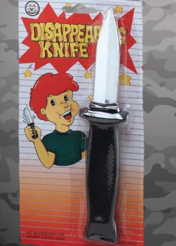 Army Fancy Dress Retractable Dagger Weapon