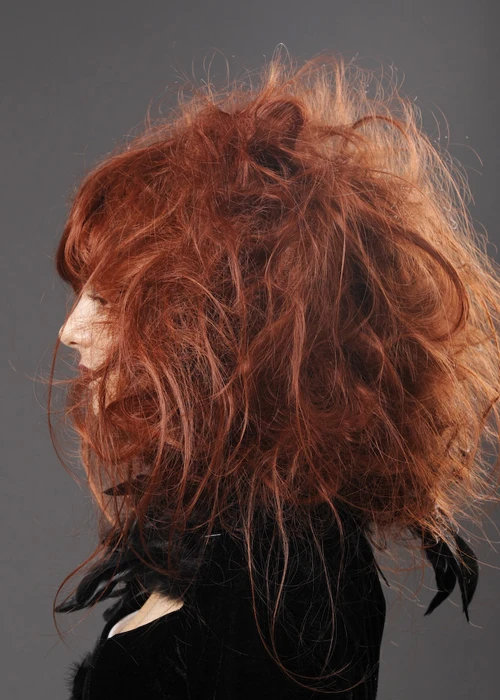 Womens Halloween Auburn Backcombed Zombie Wig 5 Womens Halloween Auburn Backcombed Zombie Wig - Image 3