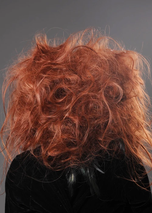 Womens Halloween Auburn Backcombed Zombie Wig 6 Womens Halloween Auburn Backcombed Zombie Wig - Image 4