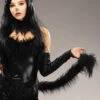 Black Cat Fluffy Bendable Animal Tail -Halloween Fans Shop black fluffy cat tail