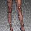 Womens Plus Size Black Sugar Skull Net Tights 1 Womens Plus Size Black Sugar Skull Net Tights -Halloween Fans Shop black sugar skull tights 9982