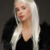 Womens Rhaenyra Style Dragon Princess Blonde Wig