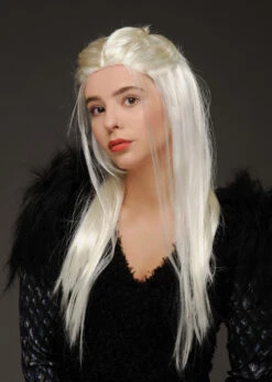 Womens Rhaenyra Style Dragon Princess Blonde Wig