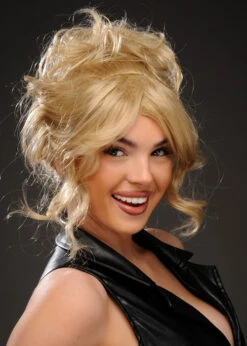 Womens Pamela Anderson Style Curly Blonde Wig