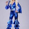 Womens 1970s Abba Blue Dancing Queen Costume -Halloween Fans Shop blue abba costume 41159