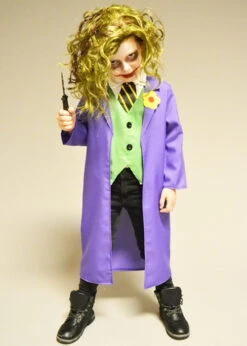 Childrens Size The Joker Style Costume
