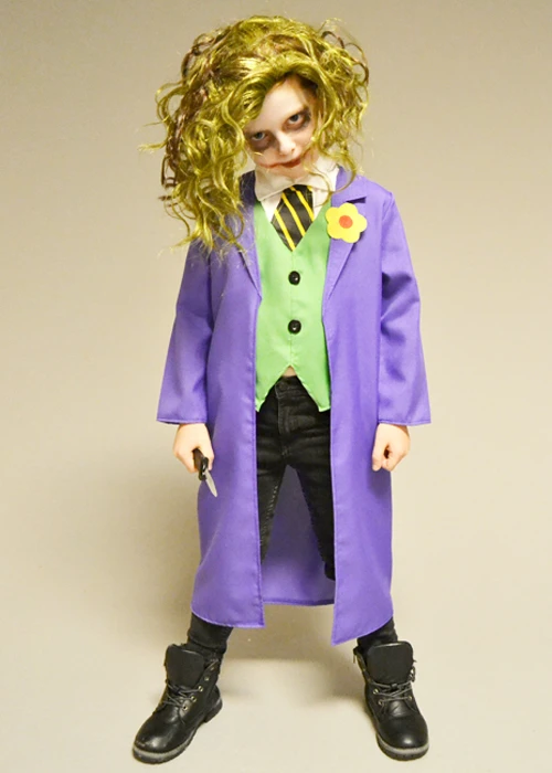 Childrens Size The Joker Style Costume 4 Childrens Size The Joker Style Costume - Image 2