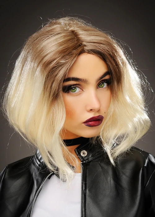 Womens Bride Of Chucky Style Blonde Wig 4 Womens Bride Of Chucky Style Blonde Wig - Image 2