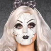 Womens Gothic Halloween Broken Doll Mask -Halloween Fans Shop broken doll mask a2747