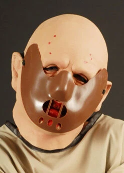 Halloween Brown Plastic Hannibal Mask