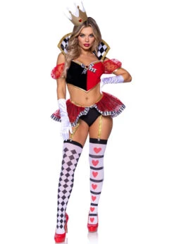 Leg Avenue Burning Hot Royal Queen Of Hearts Costume 10 Leg Avenue Burning Hot Royal Queen Of Hearts Costume -Halloween Fans Shop burning hot royal queen costume 87138 02
