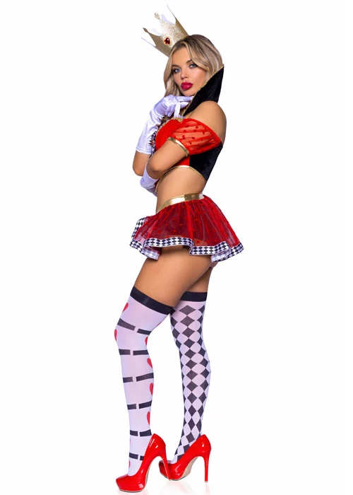 Leg Avenue Burning Hot Royal Queen Of Hearts Costume 7 Leg Avenue Burning Hot Royal Queen Of Hearts Costume - Image 5