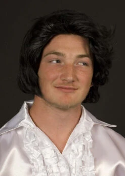 Mens 70s Black Tony Wig