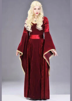 Womens Cersei Lannister Style Medieval Costume
