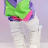 Childrens Size 1980s White Legwarmers -Halloween Fans Shop childrens 80s white legwarmers