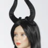 Kids Maleficent Style Horns On Headband 2 Kids Maleficent Style Horns On Headband -Halloween Fans Shop childrens maleficent horns on headband