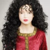 Kids Size Curly Black Mother Gothel Style Wig -Halloween Fans Shop childrens mother gothel black wig