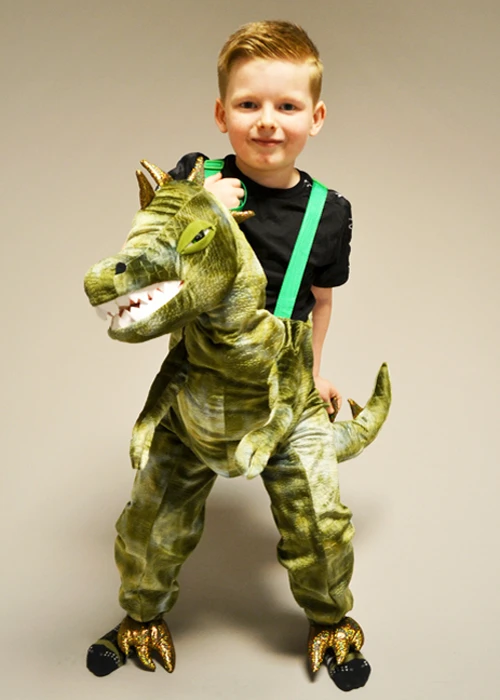Kids Green Ride On Dinosaur Costume With Sound And Light 3 Kids Green Ride On Dinosaur Costume With Sound And Light