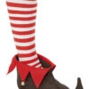 Christmas Brown Elf Shoes With Bells