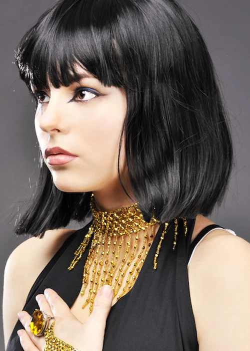 Cleopatra Style Gold Beaded Choker 4 Cleopatra Style Gold Beaded Choker - Image 2