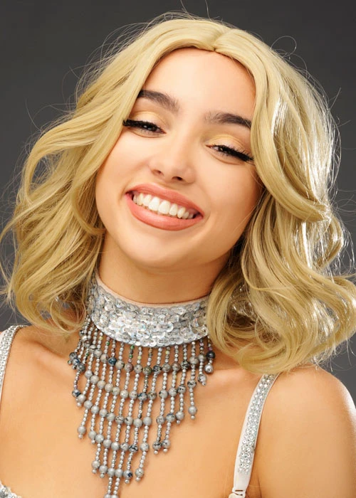 Womens Deluxe 1970s Dark Blonde Soft Wave Wig 4 Womens Deluxe 1970s Dark Blonde Soft Wave Wig - Image 2