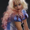 Deluxe Bloody Blonde Zombie Alice Wig 1 Deluxe Bloody Blonde Zombie Alice Wig -Halloween Fans Shop deluxe bloody zombie alice wig