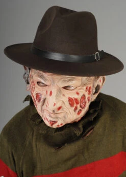 Deluxe Freddie Style Brown Fedora Hat