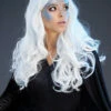 Womens Deluxe Long White Storm Style Wig 2 Womens Deluxe Long White Storm Style Wig -Halloween Fans Shop deluxe curly storm wig