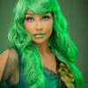 Womens Deluxe Curly Green Medusa Wig -Halloween Fans Shop deluxe green medusa wig A2766