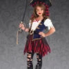 Childrens Deluxe Caribbean Pirate Girl Costume -Halloween Fans Shop deluxe pirate girl costume C49104