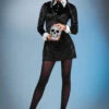Womens Halloween Deluxe Wednesday Costume -Halloween Fans Shop deluxe velvet wednesday costume 10641V