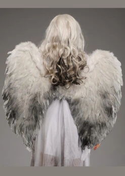 Halloween Gothic Fallen Angel Large Feather Wings -Halloween Fans Shop dirty angel wings 02