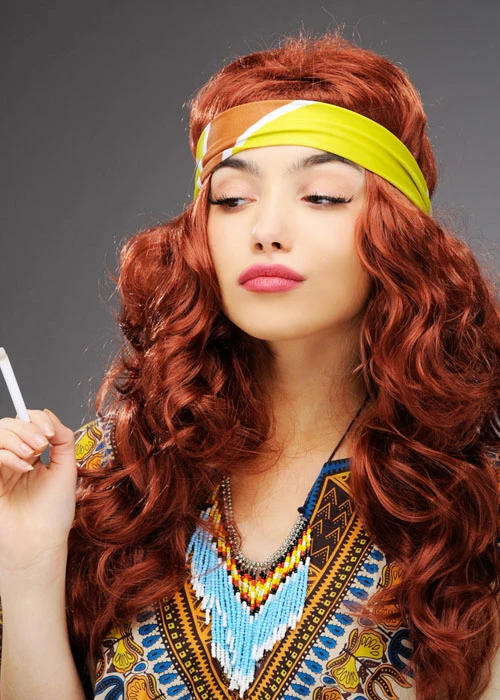 Womens Ab Fab Edina Style Wig And Headband 3 Womens Ab Fab Edina Style Wig And Headband