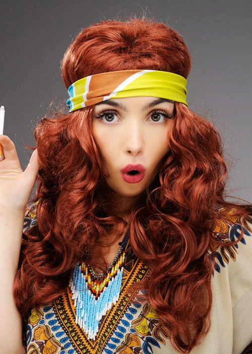 Womens Ab Fab Edina Style Wig And Headband 4 Womens Ab Fab Edina Style Wig And Headband - Image 2