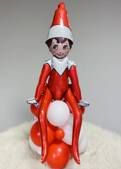 Personalised Christmas Elf On The Shelf Balloon Stack 6 Personalised Christmas Elf On The Shelf Balloon Stack - Image 4