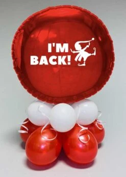 Inflated Elf On The Shelf I'm Back Balloon Centrepiece