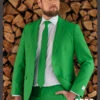 Adult Mens Bright Green Evergreen Oppo Suit Costume -Halloween Fans Shop evergreen oppo suit